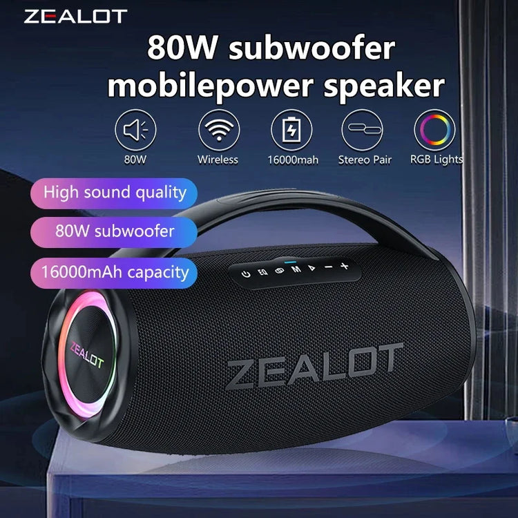 ZEALOT S97 80W Wireless speaker - ElectronAge