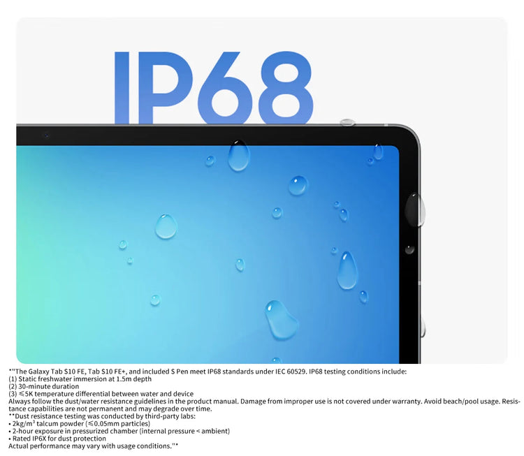 SAMSUNG Galaxy Tab S10 FE Thin Tablet - ElectronAge