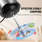 2L Electric Meat Grinder Food Chopper stainless-steel blades  Small Food Processor Removable Dicer 2 Speeds Meat Mincer