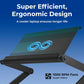 Adjustable Laptop Cooling Stand with 2 Fans & 3 USB Ports - ElectronAge