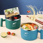 Stainless Steel Bowl With Lid For Instant Noodles Sealed And Portable Drain Bowl For Kitchen Utensils Instant Noodle Partner