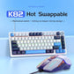 APAYADO 75% Mechanical Keyboard Wired with Media Knob - ElectronAge