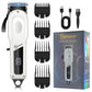 Professional Hair Clipper Ceramic Blade Male Hair Trimmer LED Display Haircut Machine USB charging