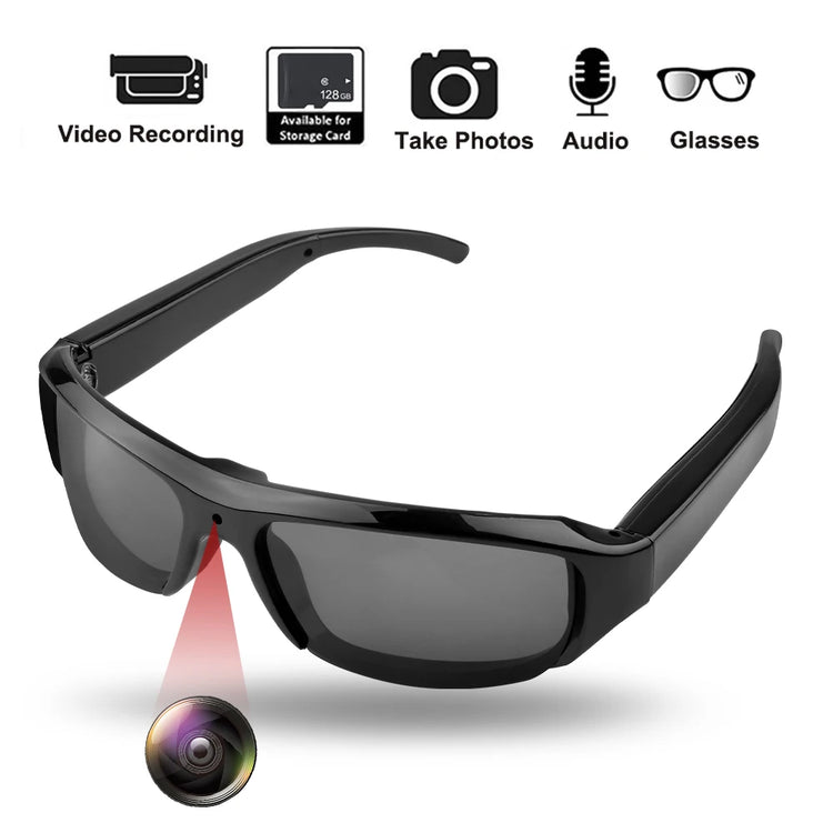 Portable 1080P HD Mini Glasses Camera Video Recorder - ElectronAge