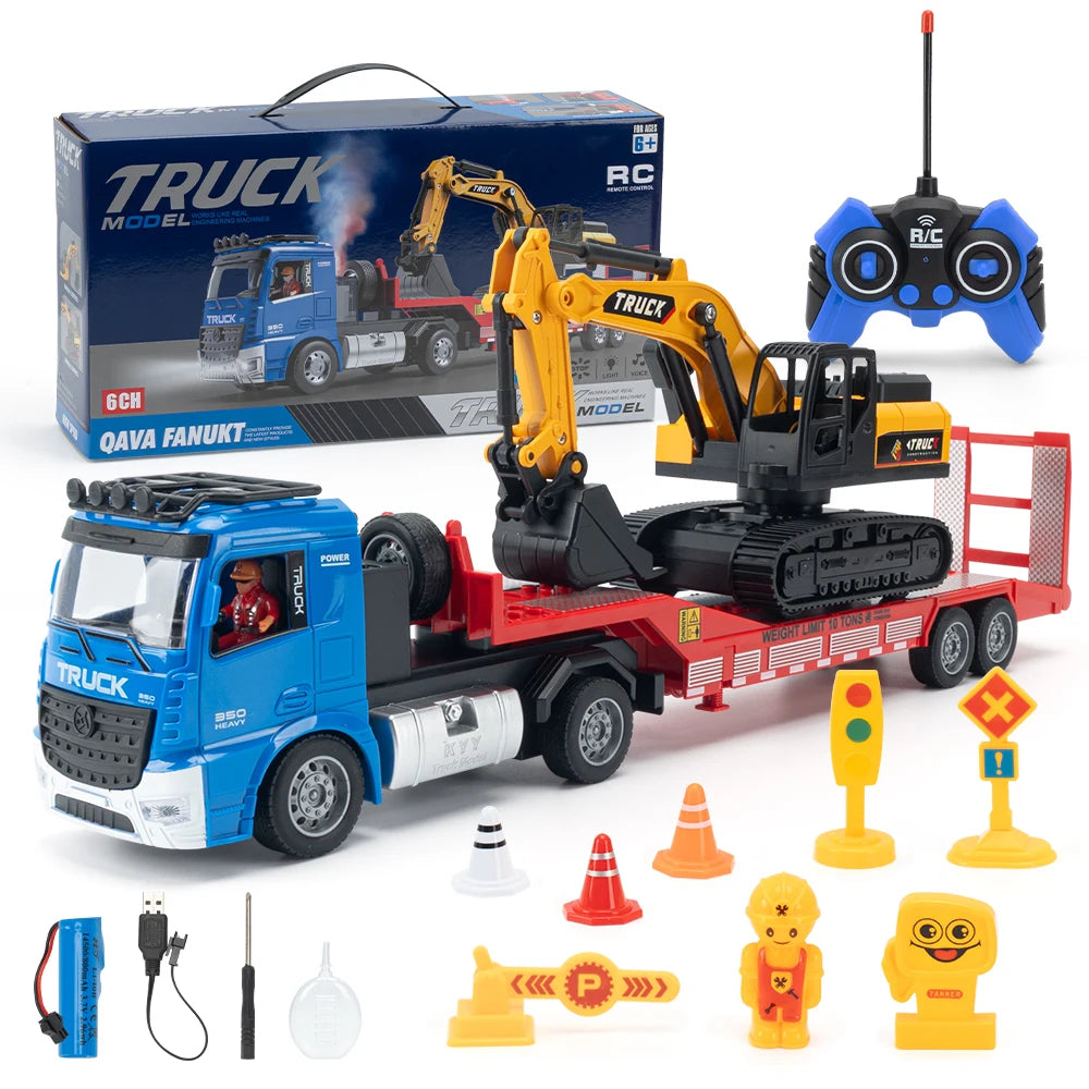 ZWN Remote Control Flatbed Truck Rc Car - ElectronAge