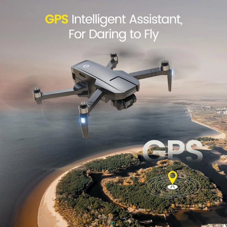 4K GPS Drone with 3-Axis Gimbal - ElectronAge