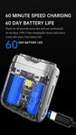R-18 Mini Electric Smart Household Shaver Digital Display Dual Blade Rechargeable Shaver Powerful Beard Trimmer Tool