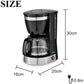 1.25L Electric Drip Coffee Maker 550W Household Coffee Machine 6 Cup Tea Coffee Pot Milk Coffee Maker for Gift 220V Sonifer