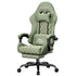 Massage Gaming Chair with 360°-Swivel and Headrest - ElectronAge
