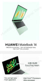 2025 HUAWEI MateBook 14 Laptop Widows/Linux Ultra 7 155H/Ultra 5 125H 16GB/32GB 512GB/1TB 14.2-inch 120Hz 2.8k OLED