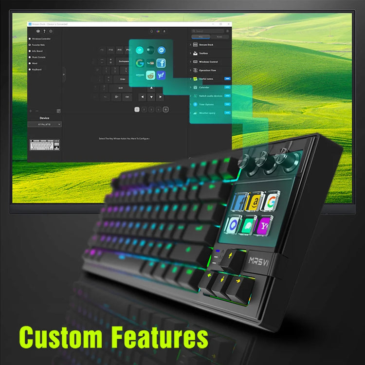 MRSVI K1 PRO Visual LCD AI Keyboard - ElectronAge