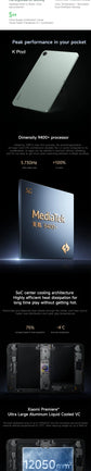 Xiaomi Tablet REDMI K Pad 2025 8.8"3K 165Hz eye-protecting screen Dimensity9400+ processor 7500mAh Dual USB-C connecto Tablet PC