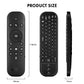 2.4G BT5.0 Dual Mode Air Mouse IR Learning New G60S Pro BT Wireless Voice Remote Control  With Backlit Light For Android TV Box