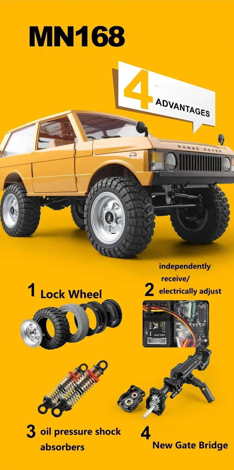 MENGXI MN168 RC Car 1:12 Full Scale RTR Version - ElectronAge