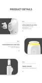 Waterless Essential Oil Diffuser Wall Plug Aroma Oil Diffuser Cool Mist Electric Scent Machine Smart Bluetooth Control For Home