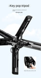 Roreta Mobile selfie stick handle tripod photography tool handheld stability shooting assistant multifunctional travel portable