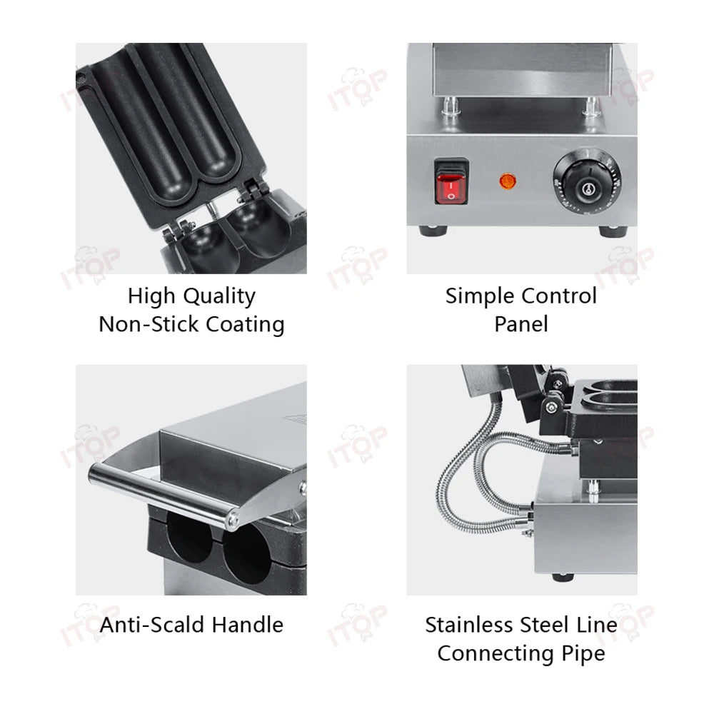 Shawarma Gyro Toaster Tortilla Wrap Sandwich Buritto Press Maker Machine Heater Warmer Roll Durum Doner Kebab Grill Griddle - ElectronAge