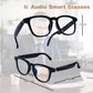 Smart audio glasses, real-time translation via app, photochromic lenses, Hi-Fi music playback, and noise-canceling voice calls.