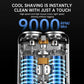 R-18 Mini Electric Smart Household Shaver Digital Display Dual Blade Rechargeable Shaver Powerful Beard Trimmer Tool