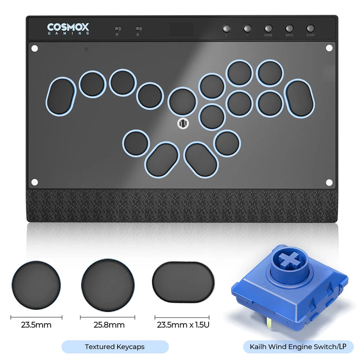 Haute42 C16 Magnetic Stickless Arcade Controller Keyboard - ElectronAge