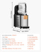 SucceBuy 3-36L Commercial Slushy Machine 1-3 Tanks Stainless Steel Margarita Smoothie Frozen Drink Maker for Party Restaurants - ElectronAge