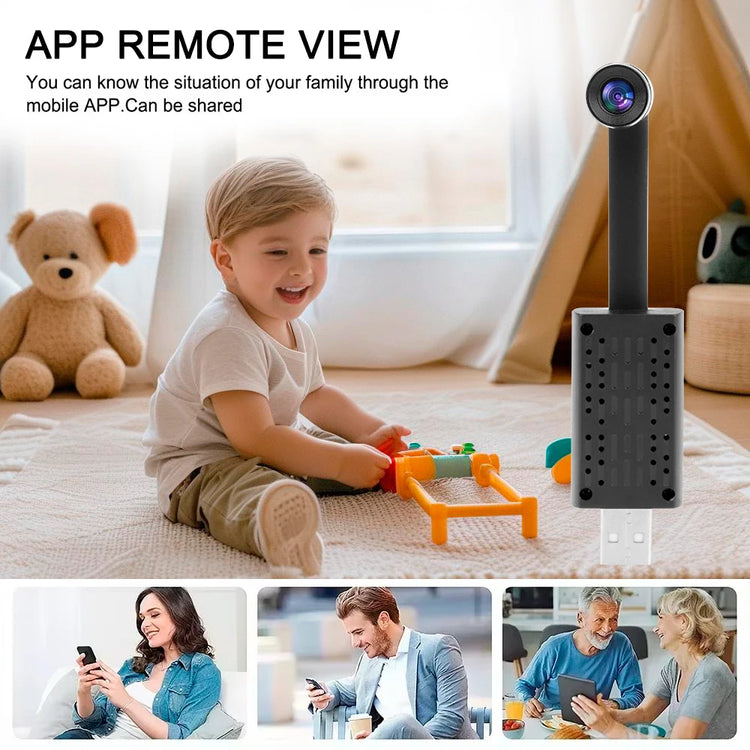 EOENKK Mini Camera HD 1080P WiFi Camcorder - ElectronAge