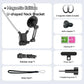Universal Neck Mount Phone Camera Holder,Magnetic And Clip Compatible With IPhone Samsung 360 Rotation Hands-Free For Video Live