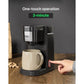Single Serve Coffee Maker for K-Cup and Ground Coffee Fast Brew One Cup Coffee and Tea Machine with 10oz Stainless Steel Tank C