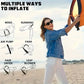 Single Person Lazy Inflatable Sofa Portable Outdoor Beach Air Sofa Bed Folding Camping Sleeping Bag for Comfortable Rest