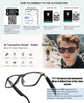AI smart translation glasses, supporting real-time app translation in 164 languages, photochromic lenses, and flat gray lenses.
