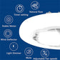 Smart Ceiling Fan with LED Light & Remote Control E27 Convertible Base for Living Room Home Decor Auto Speed Adjust