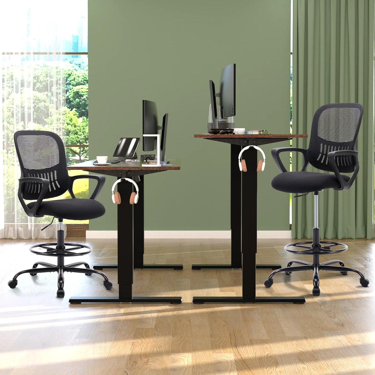 JHK Ergonomic Mesh Backrest Office Desk Chair - ElectronAge