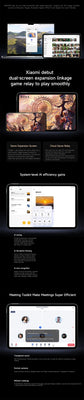 Xiaomi Tablet REDMI K Pad 2025 8.8"3K 165Hz eye-protecting screen Dimensity9400+ processor 7500mAh Dual USB-C connecto Tablet PC