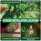 SkyBeam Lights Solar Garden Light Outdoor Solar Powered Lamp