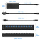 RSHTECH USB3.0 Hub Aluminum 10/13/16 Port Expander USB Powered Data Hub Splitter Individual On/Off Switches for Laptop Macbook