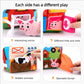 Soft Plush Baby Tissue Box Toys Animals Farm with Sound Montessori Toys Early Education Sensory Toy Boy Girl Infant Newborn Gift