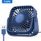 4Inch USB Mini Portable Fan for Camping,3 Speeds Quiet Desk Table Personal Fan,360°Adjustment Standing Fans for Room Home
