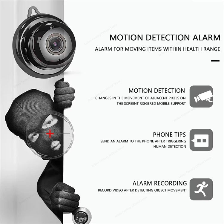 Erilles 1080P HD Mini Wifi Camera Smart Home Security - ElectronAge