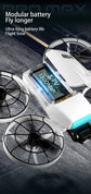RC Drone 2.4G 4CH Foldable Drone Remote Control High-definition Aerial Photography Aircraft Optical Flow Positioning Quadcopter