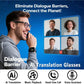 AI smart translation glasses, supporting real-time app translation in 164 languages, photochromic lenses, and flat gray lenses.