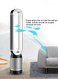 42 Inch Air Purification Circulation Bladeless Fan Ultra-Quiet Dormitory Desk Floor Electric Fan Tower Fan Bladeless Room Fan