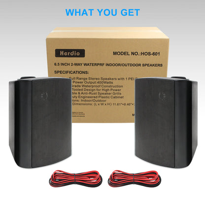 Herdio 2PCS 6.5&