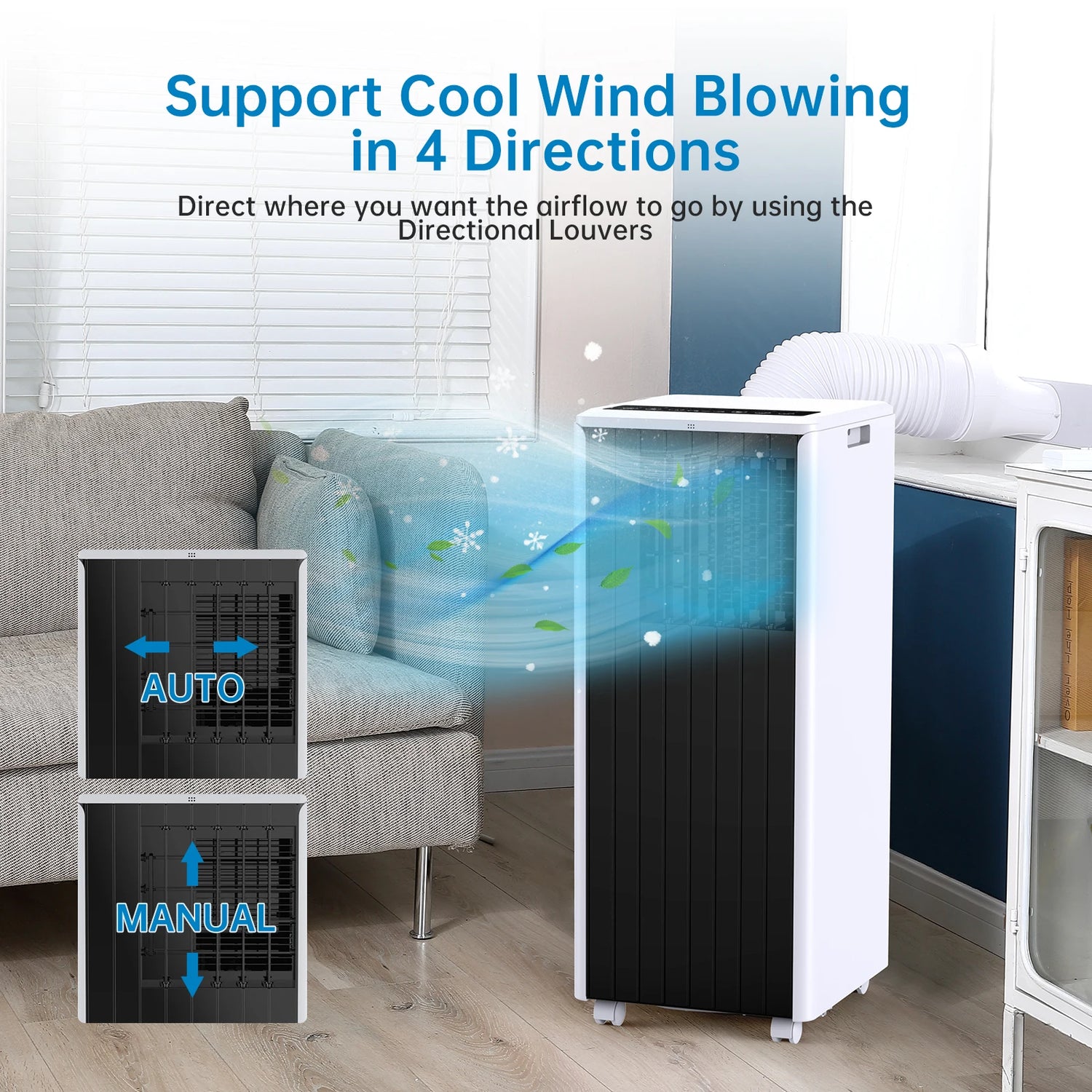 Acekool 8000 BTU Portable AC Unit with Remote - ElectronAge