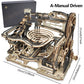 3D Wooden Puzzle DIY Marble Run Building Model Kit STEM Educational Construction Toys for Kids Adults Teens Boys Girls Gifts
