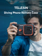 TELESIN Underwater Photography Mobile Phone Diving Camera Handle 20M/65ft Universal Waterproof Phone Case for iPhone Android