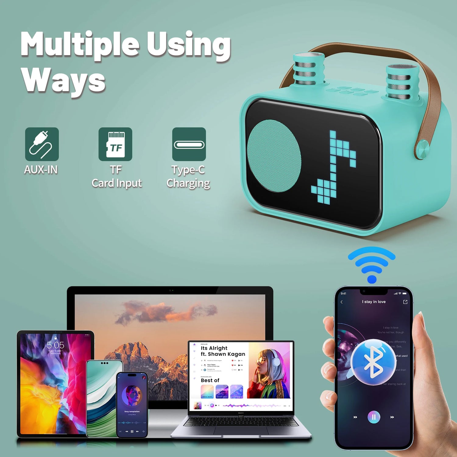 FanFun Bluetooth Speaker - ElectronAge