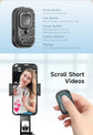 360° AI Tracking Gimbal Stabilizer with Remote Selfie Tripod Extendable Smart Phone Holder with Auto Tracking for Android/iOS
