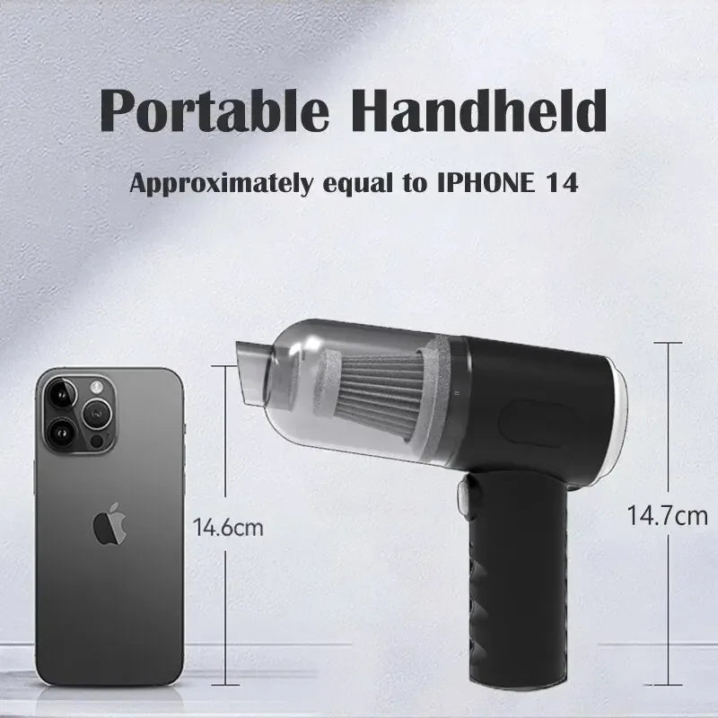 HAOYUNMA 9000Pa Wireless Car Vacuum Cleaner - ElectronAge