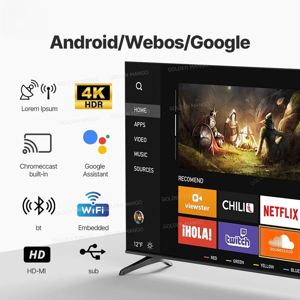 DUTRIEUX OEM 43/55/65/70 Inch Android Smart TV - ElectronAge