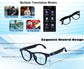 Smart audio glasses, real-time translation via app, photochromic lenses, Hi-Fi music playback, and noise-canceling voice calls.